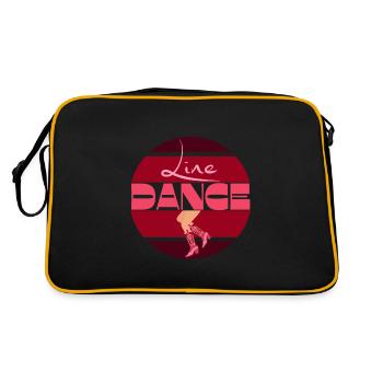 Line Dance Line Dance - Retro Bag - black/gold - Back