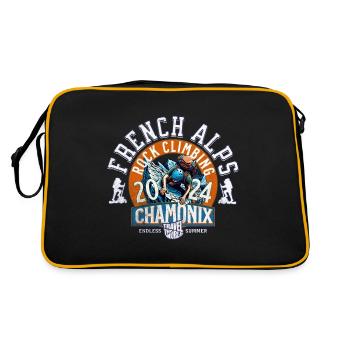 Chamonix Rock Climbing - Sac Retro - noir/or - Dos
