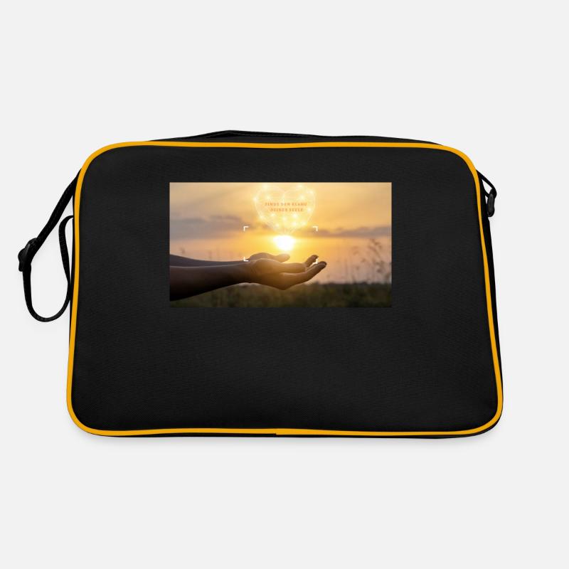 Finde den Klang Deiner Seele Retro Tasche