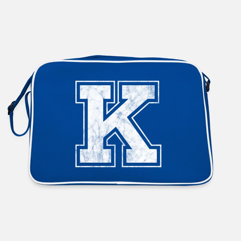 Buchstabe K Retro Tasche