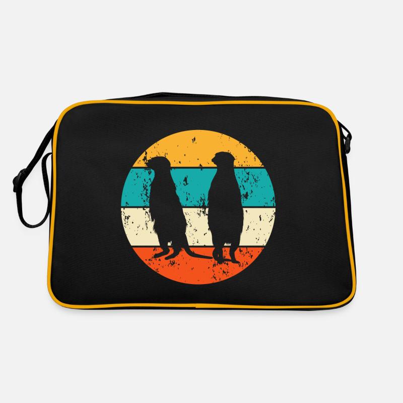 Vintage Retro Erdmännchen Retro Tasche