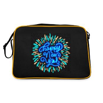 Bonne année ! - Sac Retro - noir/or - Dos