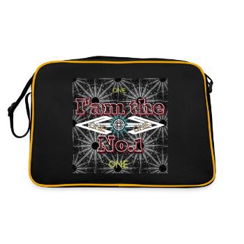 I'am the No.1 - Image - 2023 - Retro Bag - black/gold - Back
