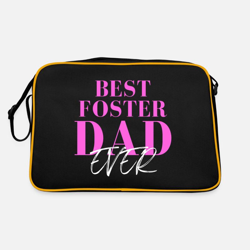 Vatertag Bester Pflegevater aller Zeiten Bonus-Vater Retro Tasche