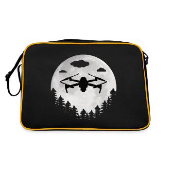 Drohnen Pilot Drohne Mond FPV Pilot Drone Moon - Retro Bag - black/gold - Back