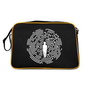 Tendance innovante : battements binauraux, mode urbaine - Sac Retro - noir/or - Dos