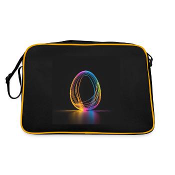 Oeuf de Pâques/Oeuf Peinture Fluorescente - Sac Retro - noir/or - Dos