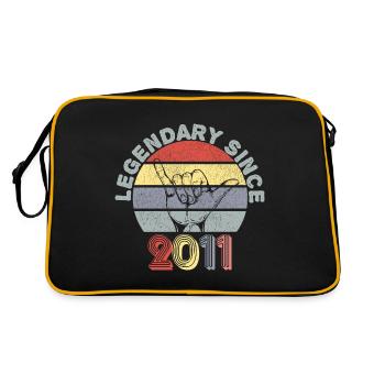 2011 | Vintage Legendary since 2011 Anniversary - Retro Bag - black/gold - Back