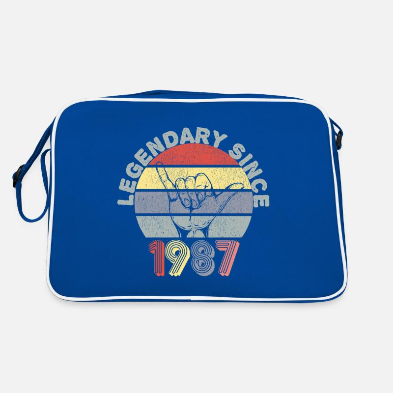 1987 | Vintage Legendary since 1987 Anniversaire Sac Retro