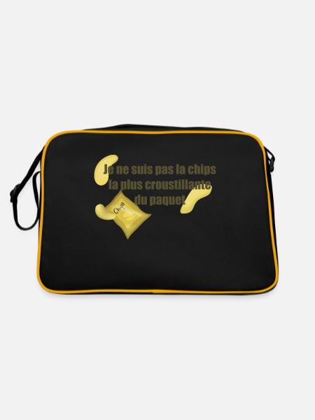Chips - Sac Retro - noir/or - Dos