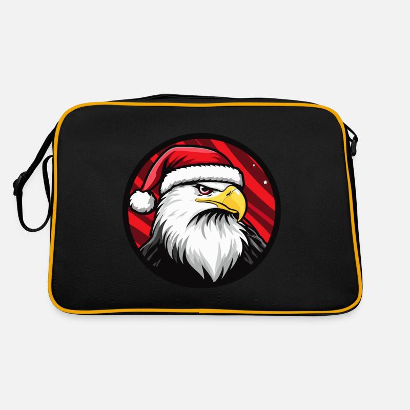 Aigle animal de Noël Sac Retro