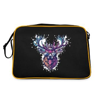 Cerf Drôle - Sac Retro - noir/or - Dos