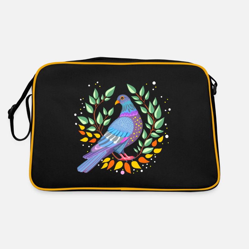 pigeon - Sac Retro - noir/or