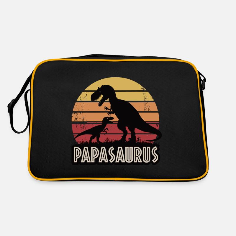 Papasaurus Retro Tasche