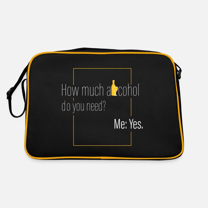 Quelle quantité d’alcool? Sac Retro