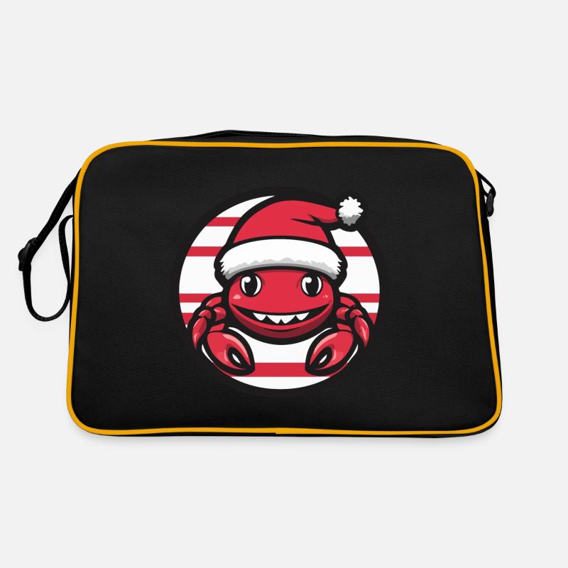 Crab Crab Christmas Animal Retro Bag
