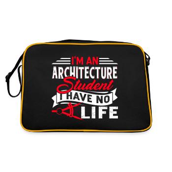 Architecture I am An Architecture - Retro Bag - black/gold - Back