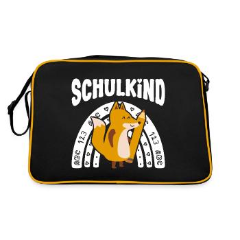 Enfant scolaire 2026 - Inscription en première année - Süßer - Sac Retro - noir/or - Dos