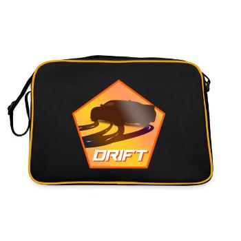 Drifting Car - Retro Bag - black/gold - Back