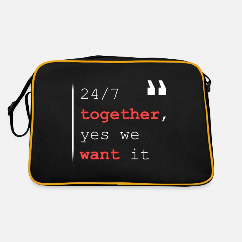 24h/24 et 7j/7 ensemble Sac Retro