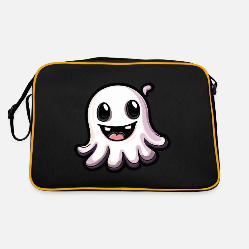 Geist Halloween Niedlich Comic Retro Tasche