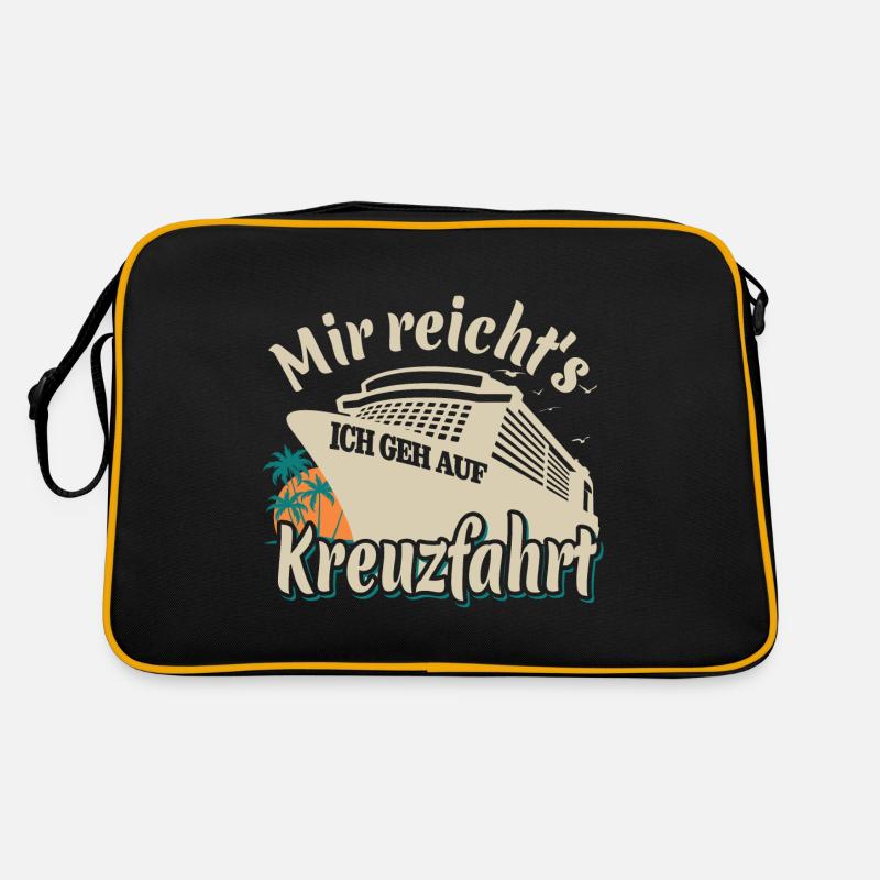 Mir reicht's, ich geh auf Kreuzfahrt Retro Tasche