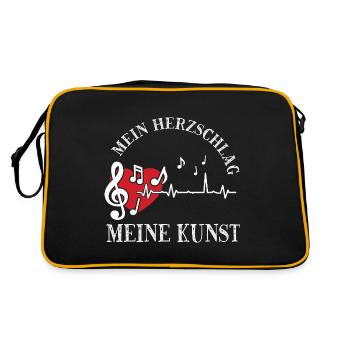 Piano Musicien My Heartbeat Piano - Sac Retro - noir/or - Dos