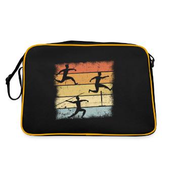Track and Field - Retro Bag - black/gold - Back