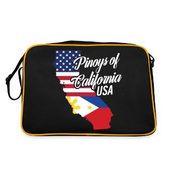 Les Philippins de Californie conçoivent pour Proud Fil-Ams - Sac Retro - noir/or - Dos