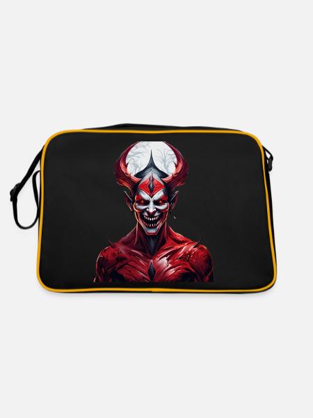 Gruseliges Halloween-partykostüm Dämon - Retro Bag - black/gold - Back