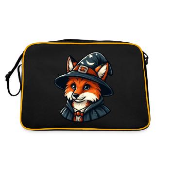 Renard magique - Wizard Fantasy - Sac Retro - noir/or - Dos