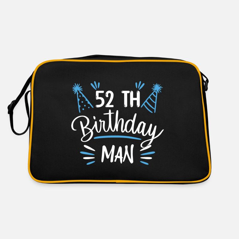 52 years - birthday gift 52 years Retro Bag