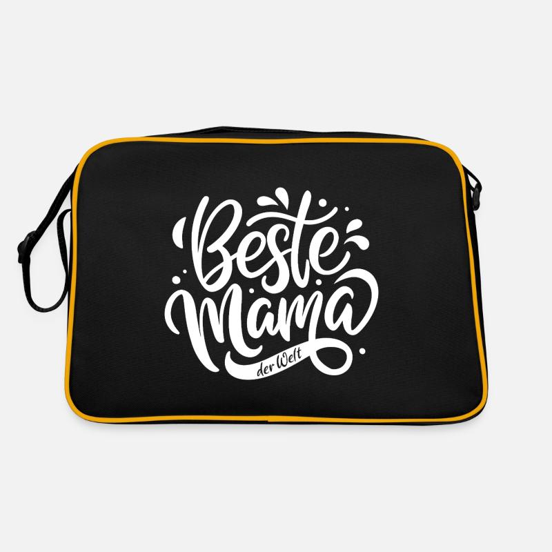 Beste Mama der Welt - Muttertag - Spruch Retro Tasche