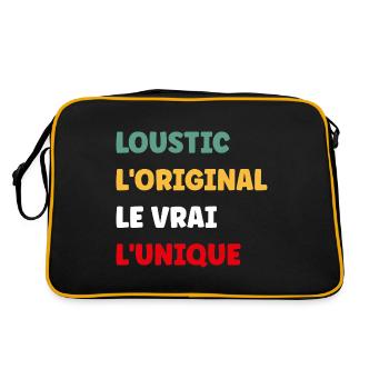 loustic - Sac Retro - noir/or - Dos