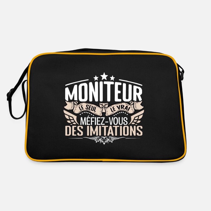 Moniteur le seul Moniteur le vrai Moniteur Sac Retro