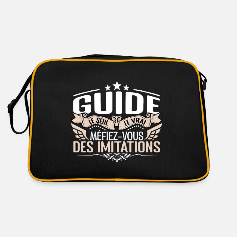 Guide le seul Guide le vrai Guide - Sac Retro - noir/or