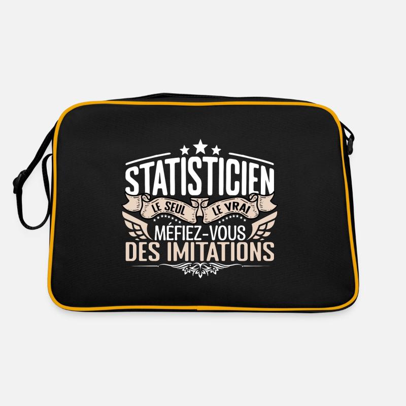 Statisticien le seul Statisticien le vrai Statisti Sac Retro