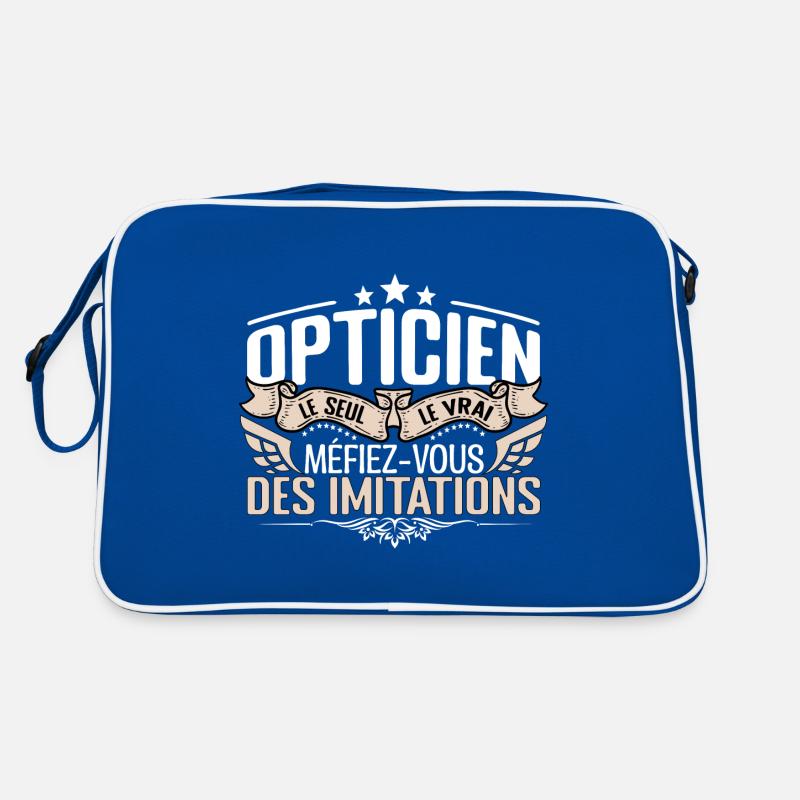 Opticien le seul Opticien le vrai Opticien Sac Retro