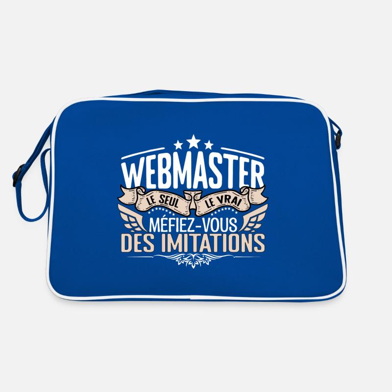 Webmaster le seul Webmaster le vrai Webmaster Sac Retro