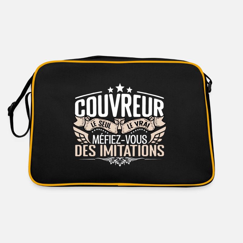 Couvreur le seul Couvreur le vrai Couvreur Sac Retro