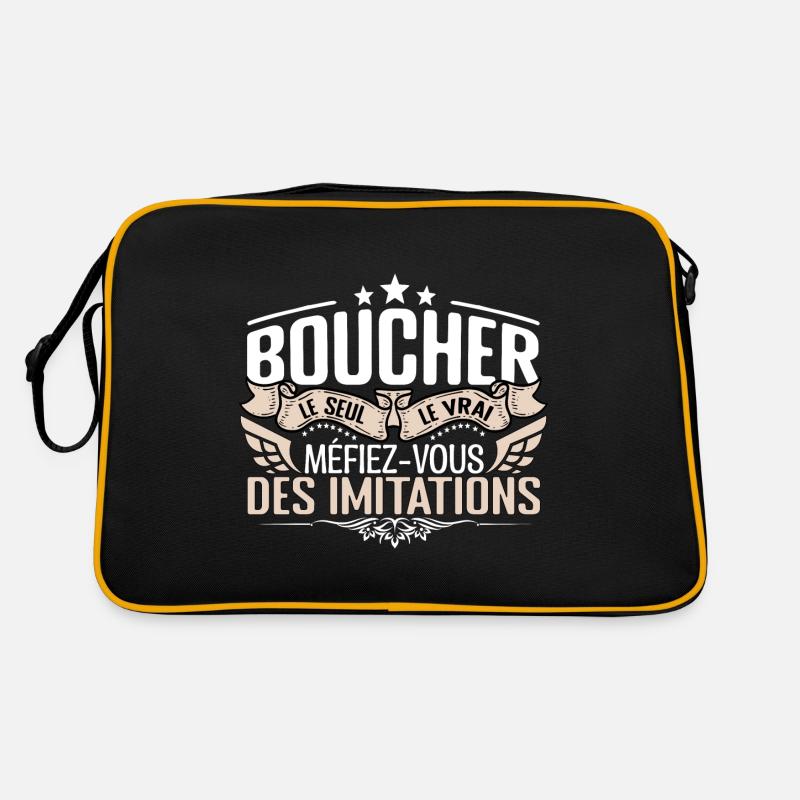 Boucher le seul Boucher le vrai Boucher Sac Retro