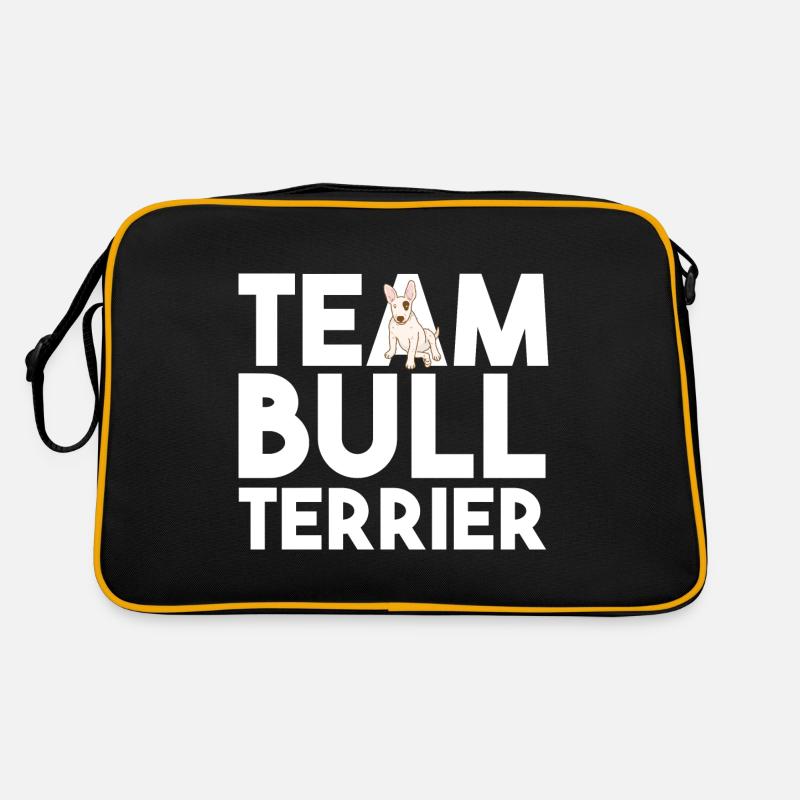 Chien Bull Terrier Sac Retro