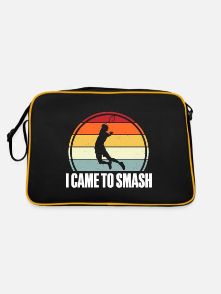 Badminton Federball - Retro Bag - black/gold - Back