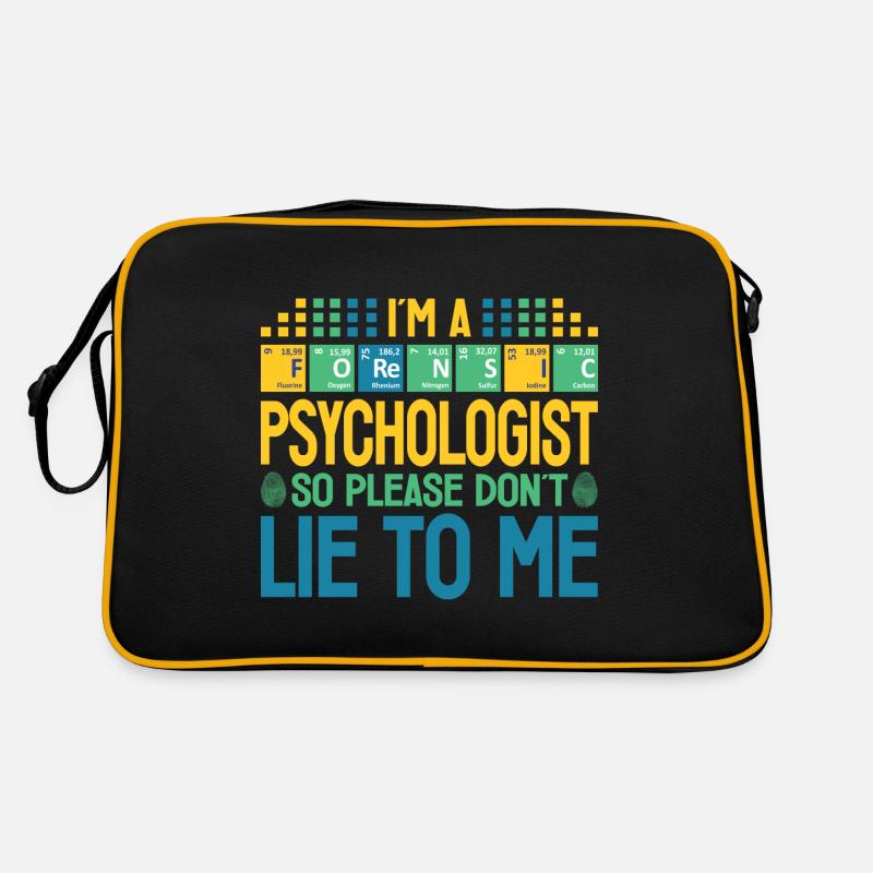 Forensic Psychologist Periodic Table Forensic Retro Tasche