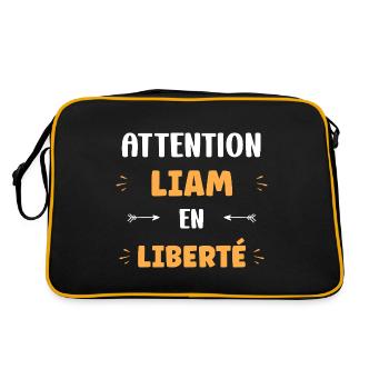 Liam - Sac Retro - noir/or - Dos