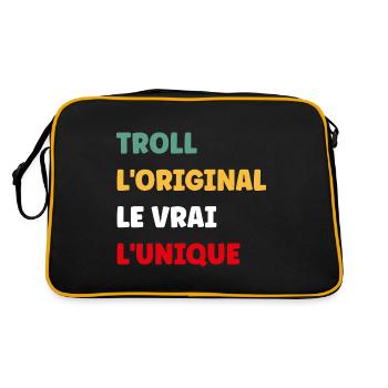 Troll - Sac Retro - noir/or - Dos