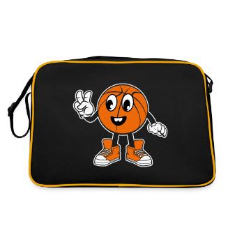 Basketball Basketball Player - Retro Bag - black/gold - Back