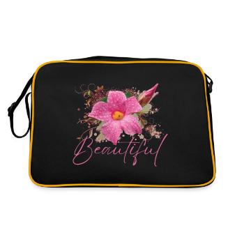Fleurs Beautiful Parvati - Sac Retro - noir/or - Dos