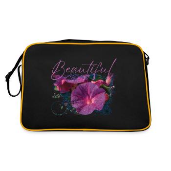 Fleurs Beautiful Cybèle - Sac Retro - noir/or - Dos