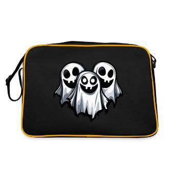 Ghosts Halloween Ghost - Retro Bag - black/gold - Back